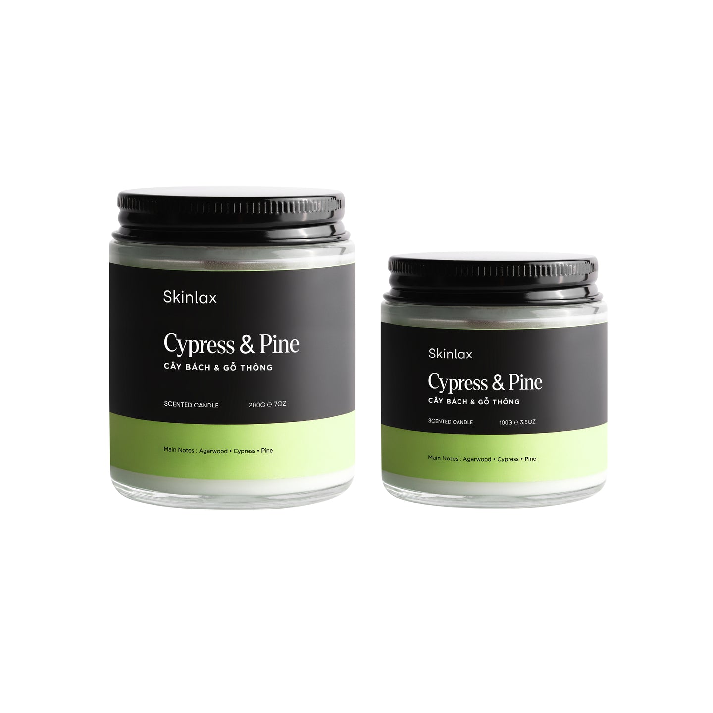 Nến Thơm Cypress & Pine - Cây Bách & Gỗ Thông